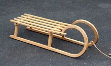 Hörnerschlitten Schlitten Holzschlitten Rodel Länge ca. 110 cm, sitz ca. 70x30cm