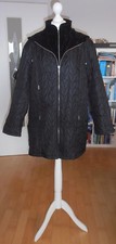 Schwarze Damen Steppjacke Winter Petite M. Mademoiselle Gr. 40