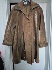 Wildleder Jacke Mantel Größe