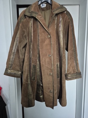 Wildleder mantel größe - wildleder, 44