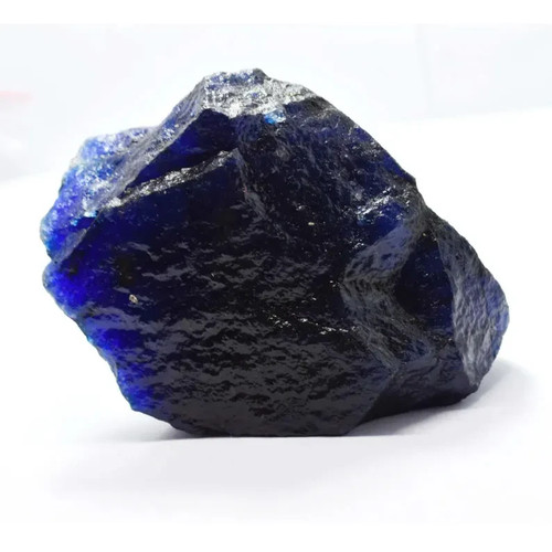 Natürlicher blauer saphir - blauer,