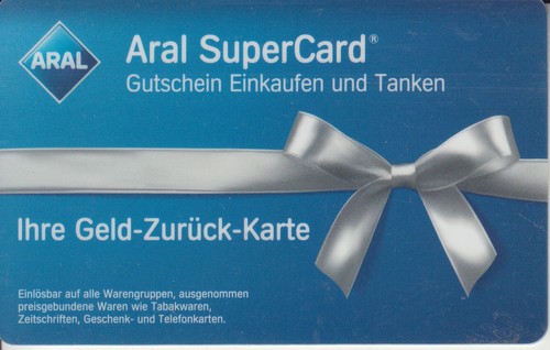 Aral supercard ihre - -,