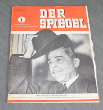Der Spiegel 1. Jahrgang Nr. 1 - 4.Januar 1947 Januar Nachdruck