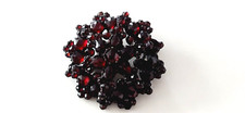 GRANAT BROSCHE ° Antikschmuck