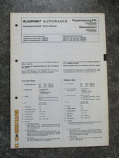 BLAUPUNKT  Autoradio  Regensburg FR + Düsseldorf   Service  Manual Schaltbild