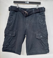 Jet Lag Take off 8 Short Herren kurze Cargo Hose mit Gürtel schwarz Größe 34
