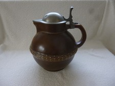 R. Merkelbach Grenzhausen Steingut Krug Weinkrug Zinndeckelkrug Kanne