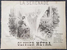 Olivier Métra - La Serenade. Valse Espagnole - Piano Seul [Berlin ca. 1877]