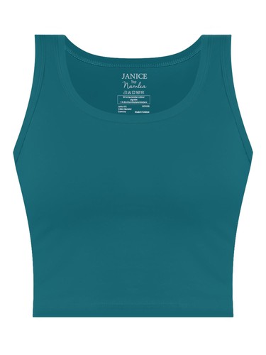 Damen crop top basic - damen, tanktop