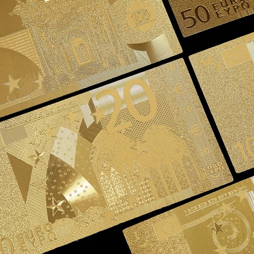 24k gold folie banknoten - 24k,