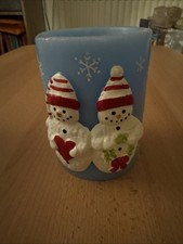 LED Kerze Echtwachskerze mit Timer, Ø9,5cm