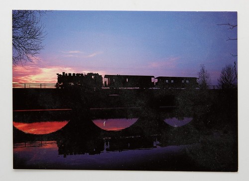 Postkarte dampflok 99 1746 - postkarte,