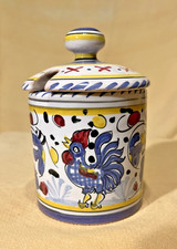 Alte Zuckerdose, Motiv: Blauer