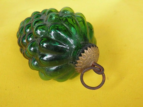 Alte grüne biedermeier glas - alte, glas-