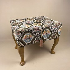 Antiker Holz Polster Teppich