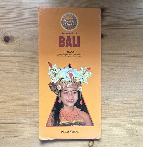 Nelles maps bali - bali, straßenkarte