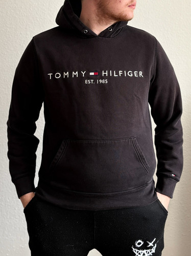 Tommy hilfiger hoodie schwarz - tommy,