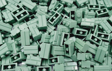 LEGO Mauersteine Sandgrün  Profilsteine 98283  Burg Ziegelsteine MOC 100x