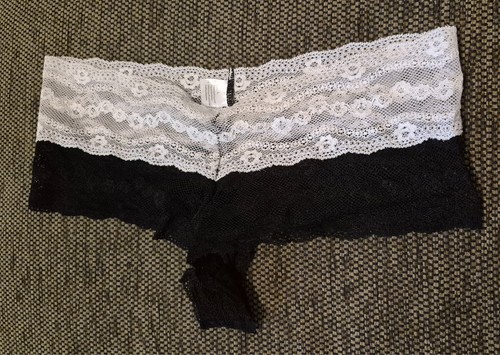 Schwarz weißer dirndl slip - schwarz-weißer, dirndl-slip
