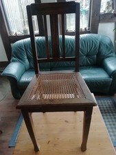 Alter stuhl mit geflecht - alter,