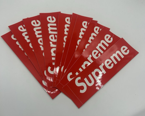 10x supreme box logo - box, sticker