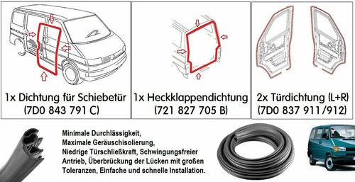 Für transporter bus - t4,