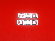 alte Rollschuhe Vintage WECO in aller Welt Unterlage Riemen NOS unbenutzt