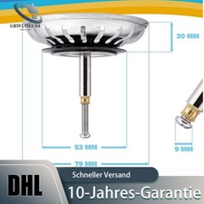 Siebkörbchen Abflussstopfen