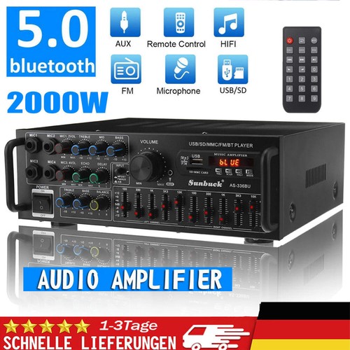 2000w verstärker stereo - verstärker,