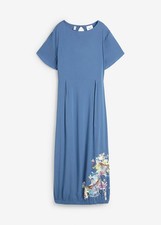 Maxikleid blau damen - maxikleid,