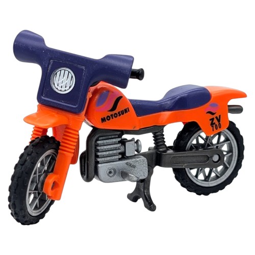 Playmobil motorrad orange blau - motorrad, orange/blau