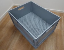 Sehr großes XXL Katzenklo 80 x 60 cm Holzpellets z.B. für PeeWee Pellets