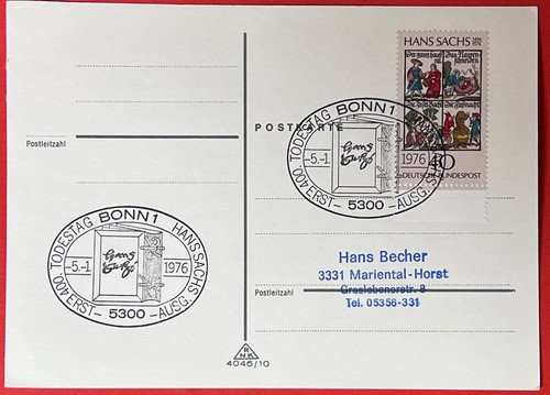 Ersttagsstempel brd 1976 - brd, wie