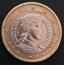 Latvija Lettland 1 Euro