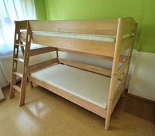 Hochbett/Etagenbett von PAIDI in Buche (Modell FLEXIMO) gebraucht