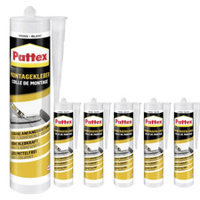 Montagekleber Konstruktionskleber Baukleber 6 x 400g Alleskleber - weiß - Henkel