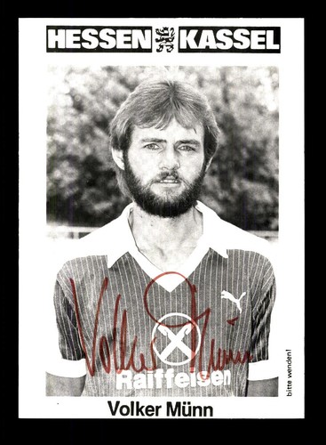 Volker münn autogrammkarte - volker,