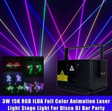 3W RGB ILDA Laserlicht 15K