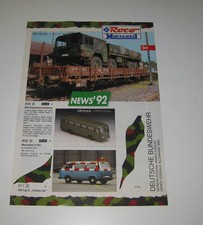 ROCO Minitanks - Neuheiten 1992 - 4 Seiten