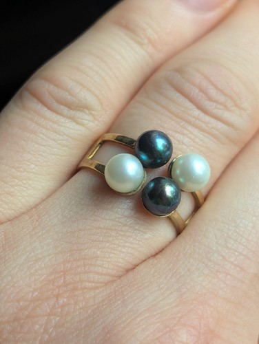 Ring aus 585er gelbgold - ring, k)