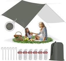 Zeltplane wasserdicht Outdoor Tarp Ultraleicht Camping Sonnenschutz SPF50＋#61gr1