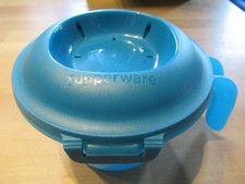 Tupperware Junior Reismeister Reiskocher Microwelle, 550 ml, blau, unbenutzt.