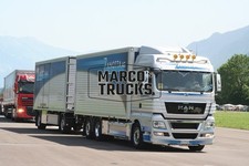 LKW Foto MAN TGX Deichsel Anhänger Schweiz silver ZANOTTA AG #k3tk