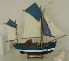 Fischerboot "Thonier" Kutter Boot Fischen Maritim Schiff Dekoration Neu 0315