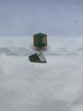 2x BSG Chemie Guben Fussball Anstecknadel Deutschland PIN DDR Sammlung