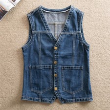 Damen Jeans-Weste Top Weste