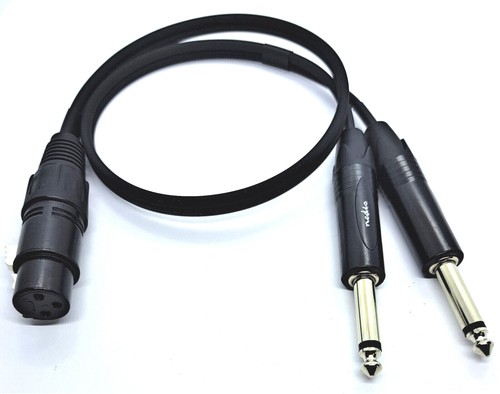 Splitt kabel xlr female auf - kabel,