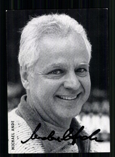 Michael ande autogrammkarte - michael,