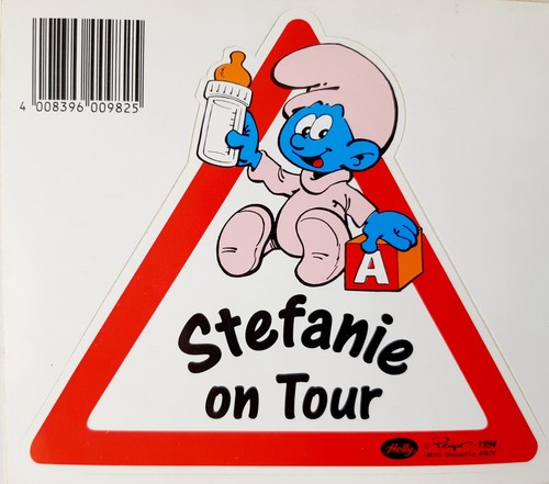 Aufkleber stefanie tour - aufkleber, on
