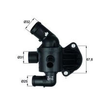 Thermostat kühlmittel mahle - kühlmittel,